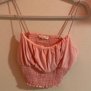 PACSUN la hearts pink tank top